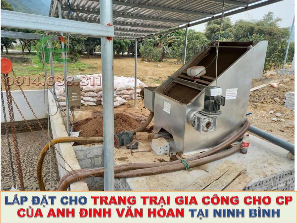 Máy tách phân công nghệ mới hai cấp