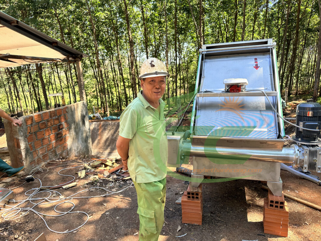 Máy ép phân sàng rung cao tần TC800S