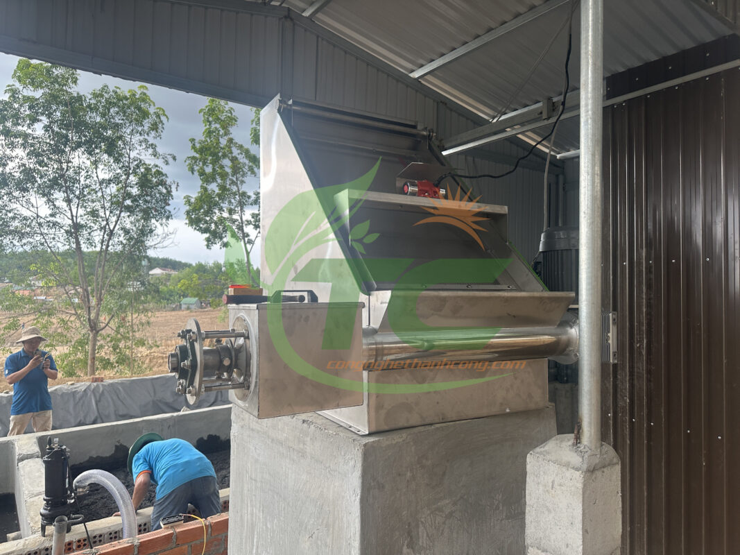 Máy ép phân sàng rung cao tần TC800S