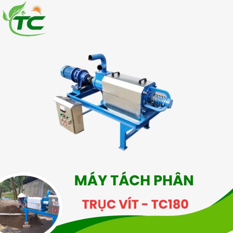 Máy tách ép phân trục vít TC180