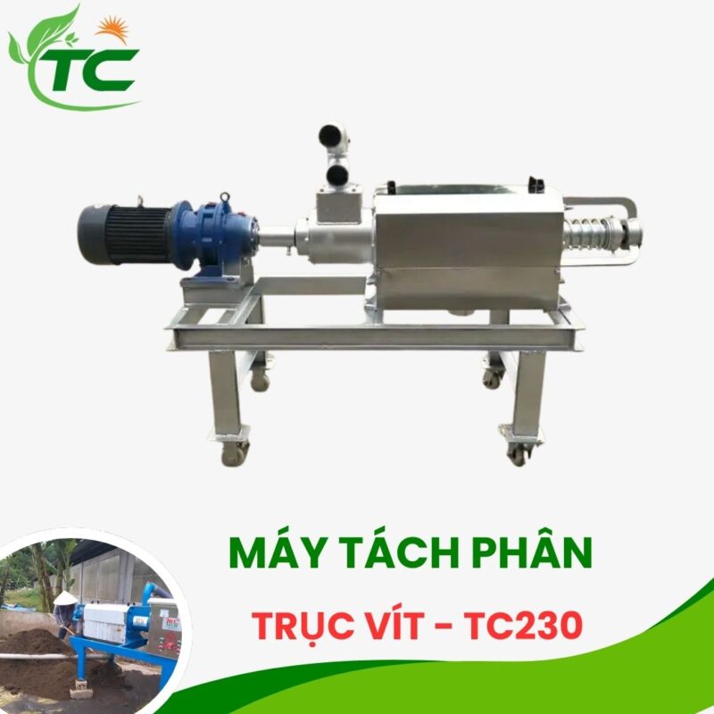 Máy tách ép phân trục vít TC230