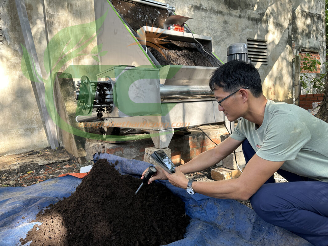 Máy ép phân sàng rung cao tần TC800S