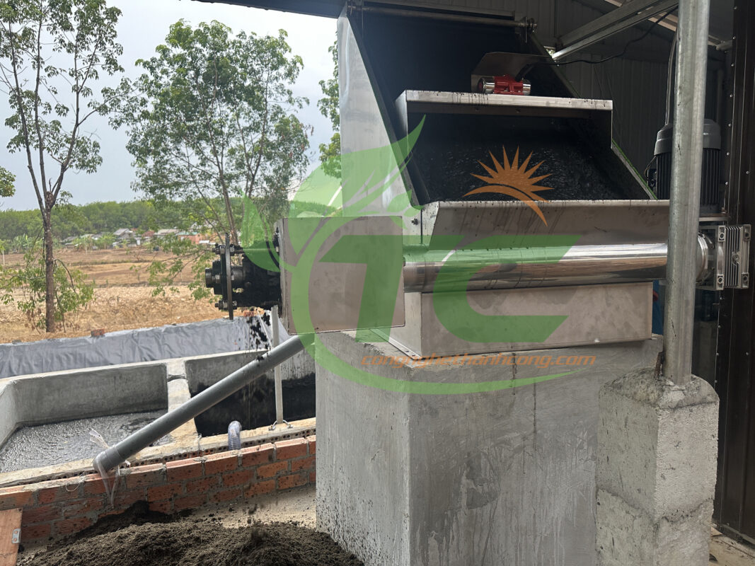 Máy ép phân sàng rung cao tần TC800S