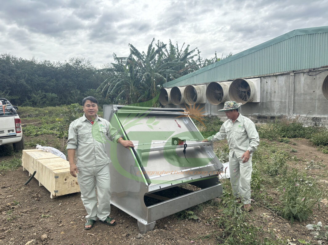 Máy tách ép phân TC1200S công nghệ mới cho nông trại lớn