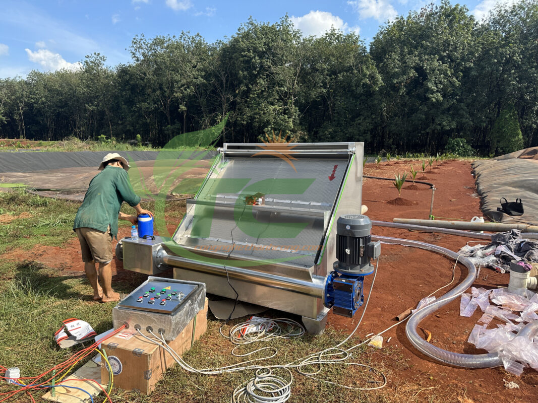 Máy tách ép phân TC1500S tăng hiệu quả xử lý chất thải