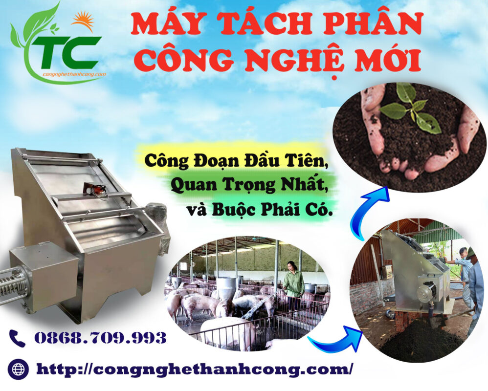 Giải đáp những thắc mắc thường gặp về máy tách phân