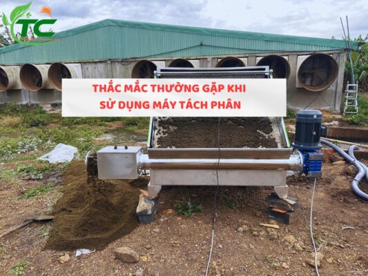 Giải đáp những thắc mắc thường gặp về máy tách phân