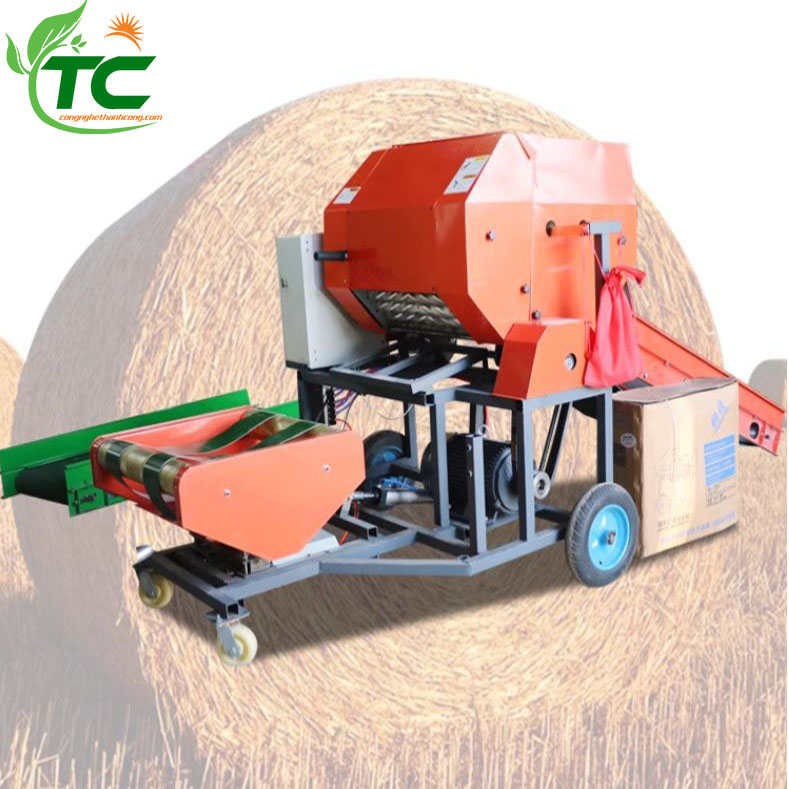 Máy cuốn cỏ ủ chua cho gia súc