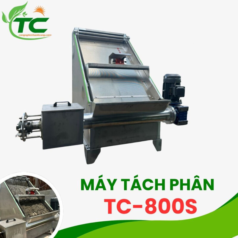 Máy tách phân và xu hướng chăn nuôi bền vững trong mô hình kinh tế tuần hoàn