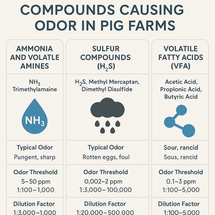 Tấm khử mùi và thanh lọc khí độc cho chuồng trại