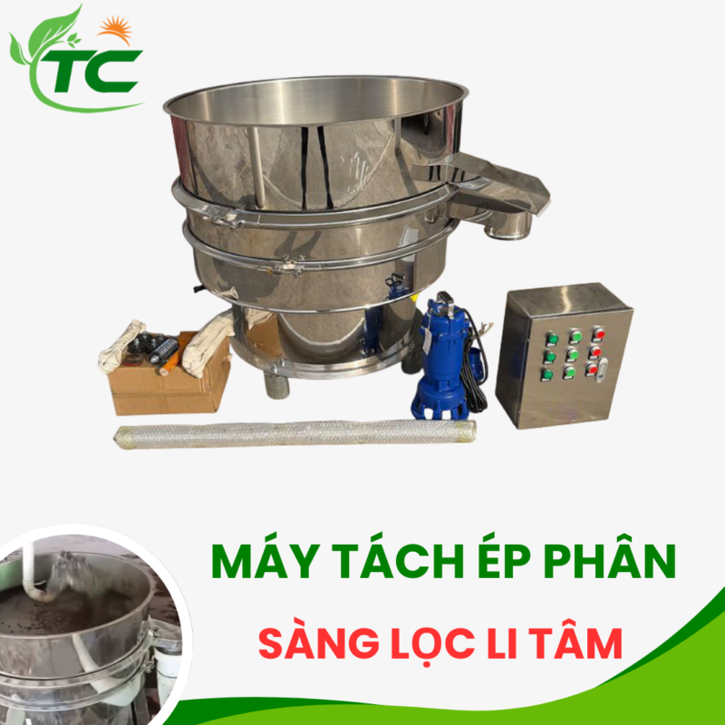 Máy tách phân sàng lọc li tâm