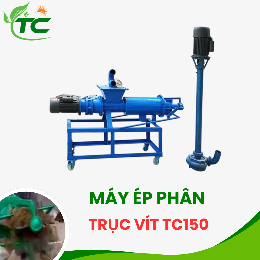 Máy tách ép phân trục vít TC150